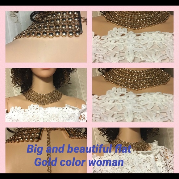 Big and Beautiful Maxi Necklaces for Women Fashion Choker Statement Necklace - Picture 11 of 13